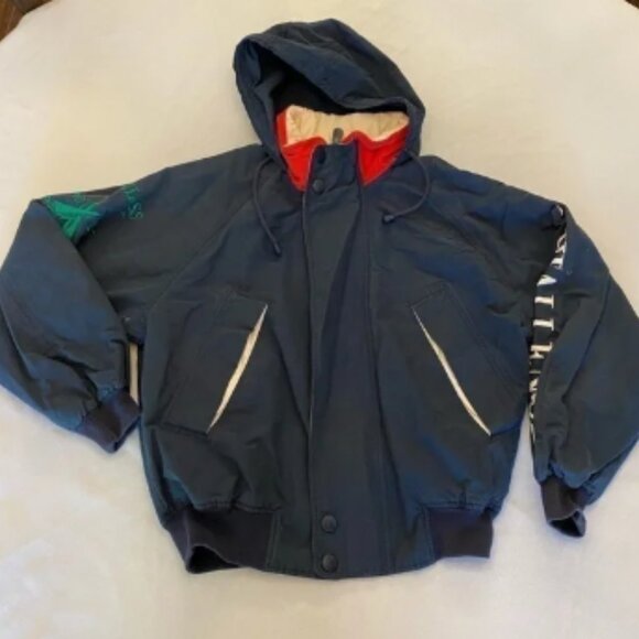 NAUTICA Vintage 90’s Hooded Windbreaker, Size M - Picture 1 of 5